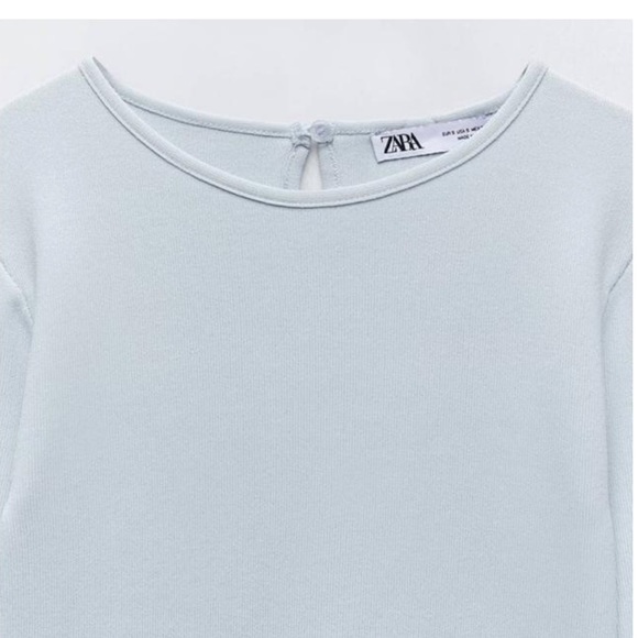 Knit mini dress ice blue - Picture 2 of 5